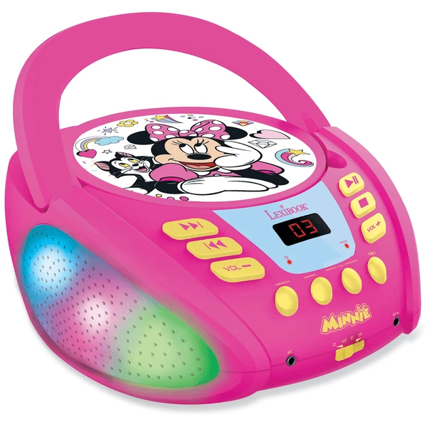 LEXIBOOK Minnie Bluetooth CD-Spieler Mit Lichteffekten 3 LEXIBOOK Minnie Bluetooth CD-Spieler Mit Lichteffekten
