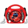 LEXIBOOK Miraculous CD-Player Mit Zwei Mikrofonen -Kinder Freizeit Verkauf lexibook miraculous cd player mit zwei mikrofonen a320236