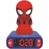 LEXIBOOK Spider-Man Wecker Mit 3D Nachtlicht-Figur -Kinder Freizeit Verkauf lexibook spider man wecker mit 3d nachtlicht figur a408538