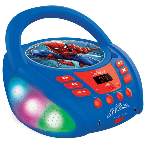 LEXIBOOK Spiderman CD-Player Mit Bluetooth 3 LEXIBOOK Spiderman CD-Player Mit Bluetooth